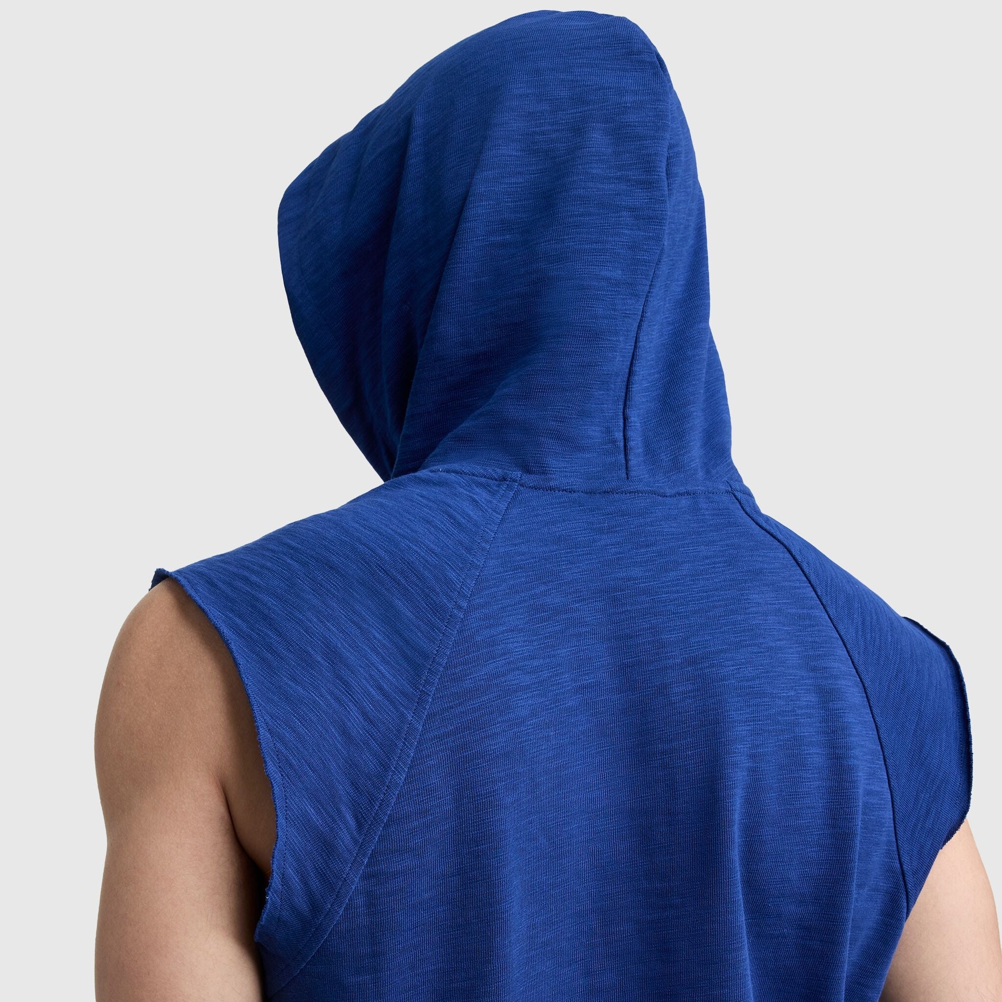 Champion Modern Retro Washed Sleeveless Hoodie - Blue Depth