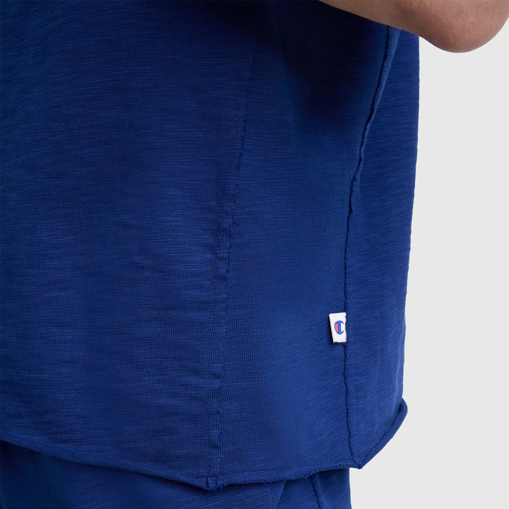 Champion Modern Retro Washed Sleeveless Hoodie - Blue Depth