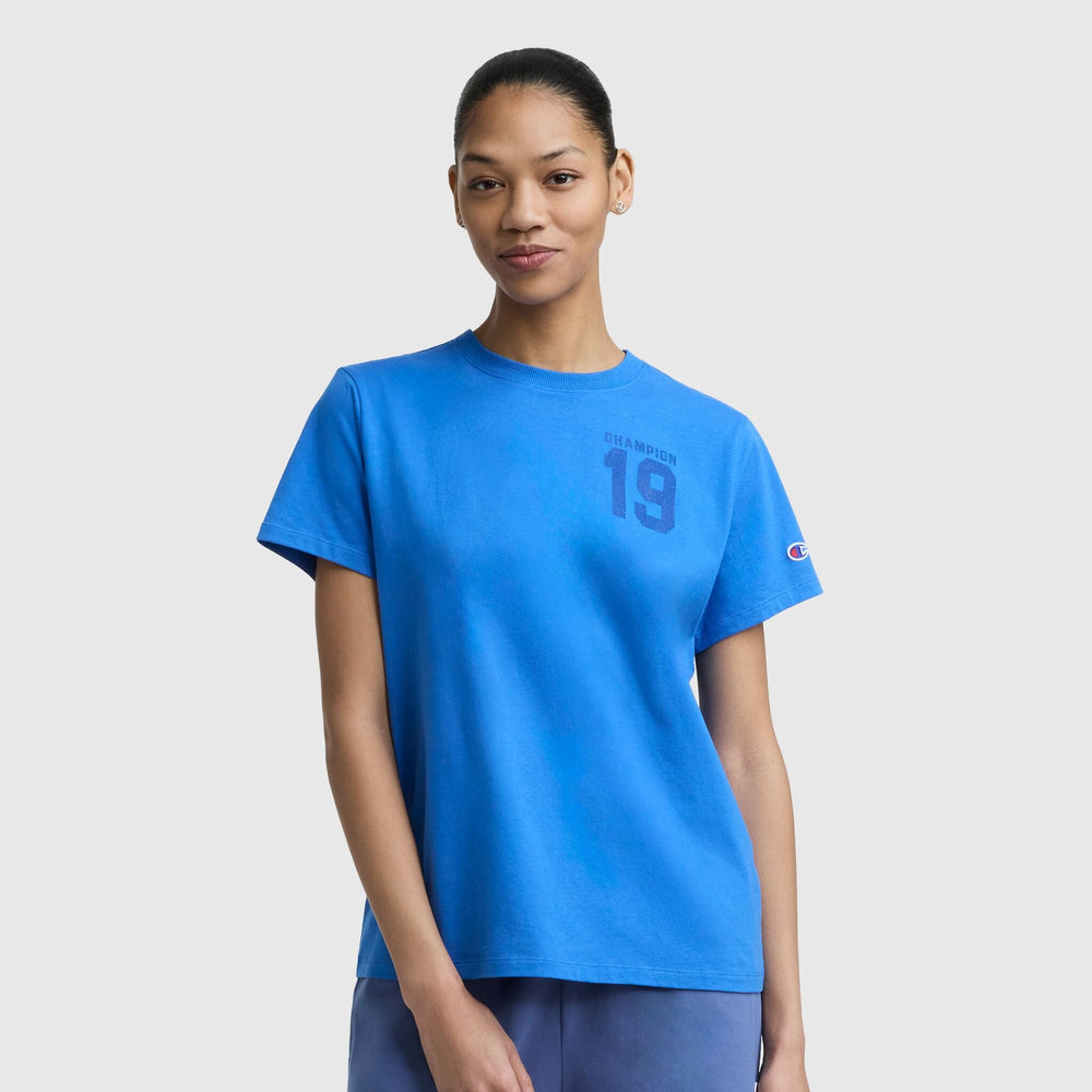 Champion Grid Iron '19 Graphic T-Shirt - Nebulas Blue
