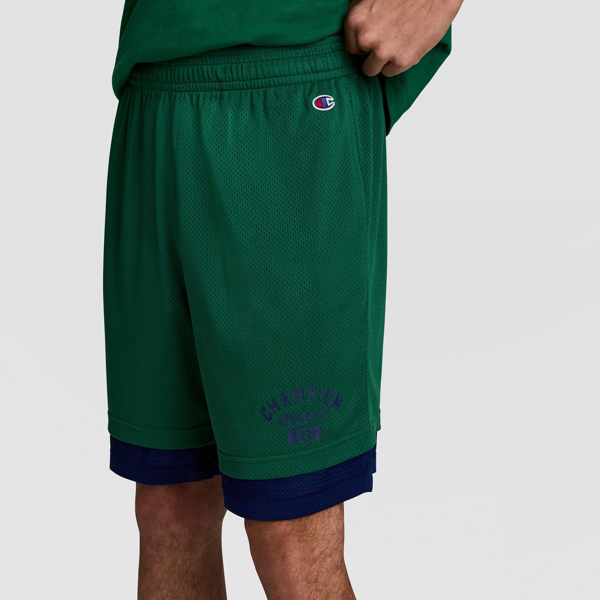 Champion 9" Gridiron Double Layer Short - Verdant Green