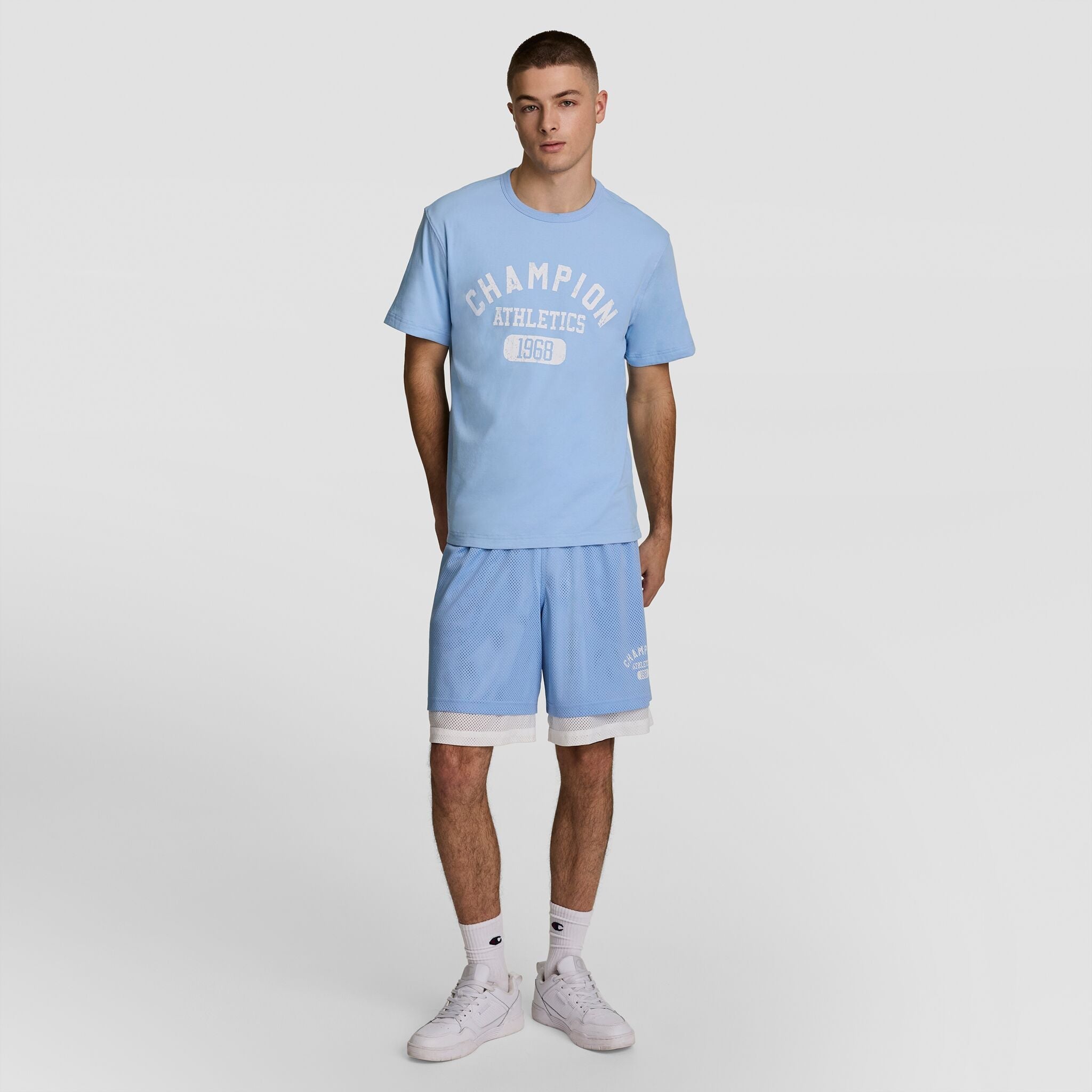Champion 9" Gridiron Double Layer Short - Placid Blue