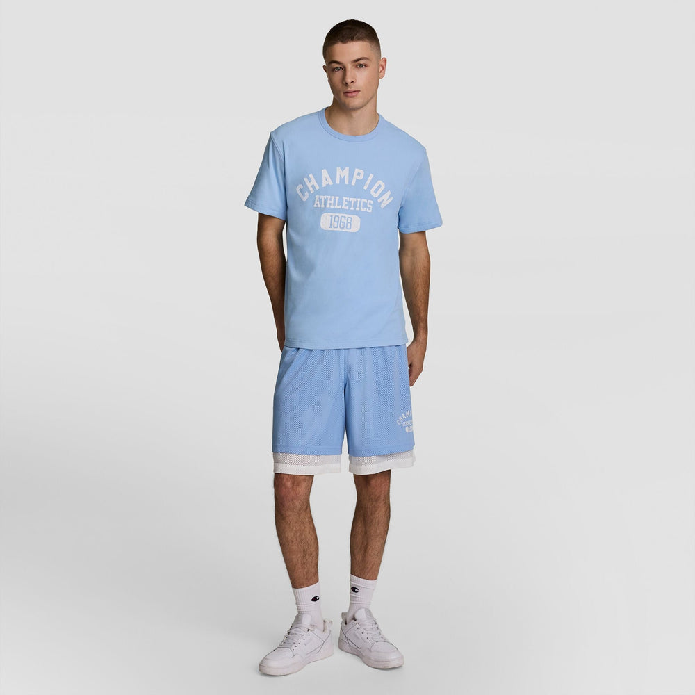 Champion 9" Gridiron Double Layer Short - Placid Blue