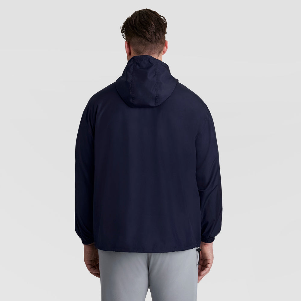 Champion Stadium Packable Jacket, Script Logo - Big & Tall - Navy