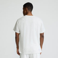 Champion Classic Graphic T-Shirt, Script Logo - Platinum Silver Heather