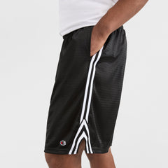Champion 10" Lacrosse Mesh Shorts - Big & Tall - Black