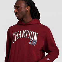 Champion Modern Retro Washed Hoodie - Pomegranate
