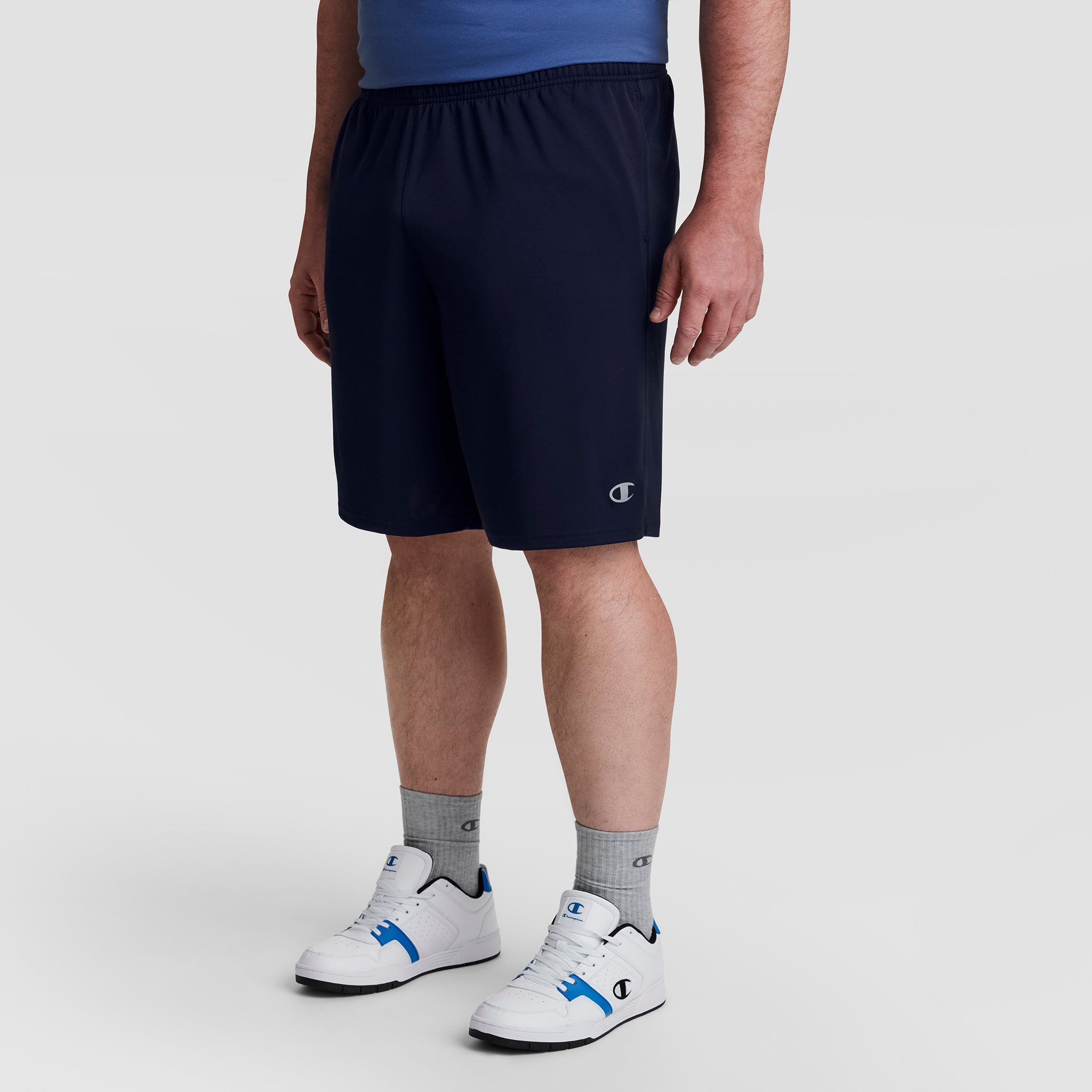 Champion Sport Shorts, Moisture Wicking - Big & Tall - Navy