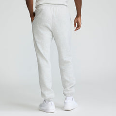 Champion Powerblend Sweatpants, Cinched Bottom - Big & Tall - Platinum Silver Heather
