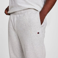 Champion Powerblend Sweatpants, Cinched Bottom - Big & Tall - Platinum Silver Heather