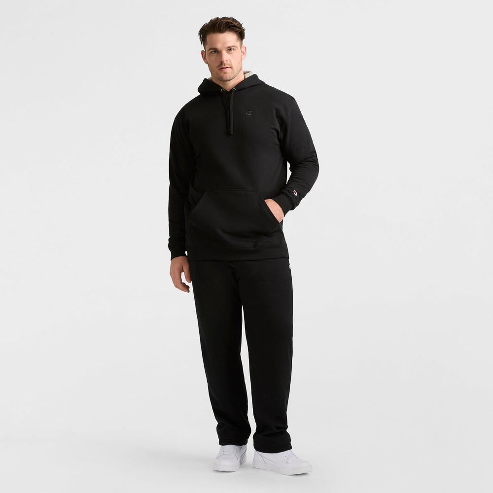 Champion Powerblend Hoodie - Big & Tall - Black