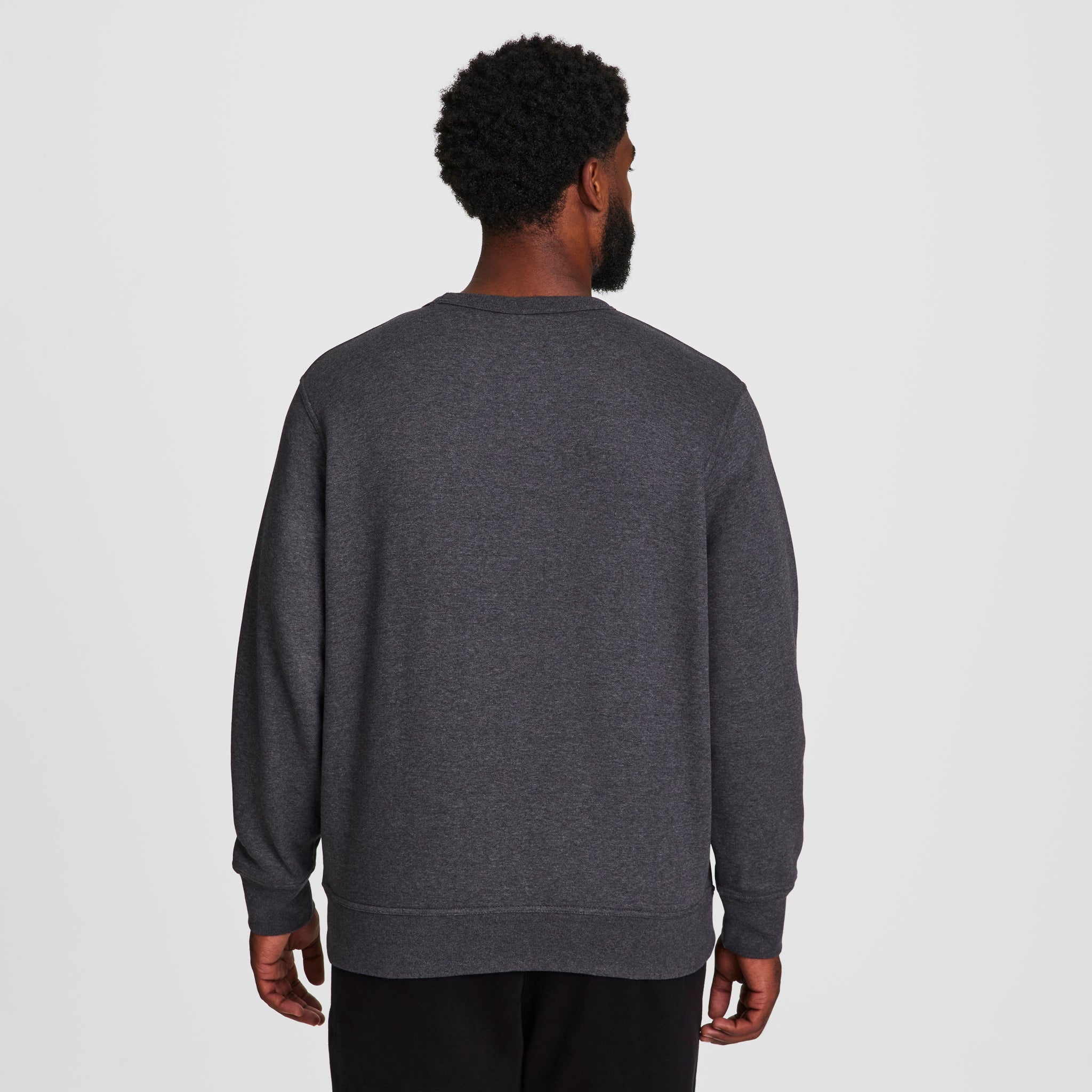 Champion Powerblend Crewneck Sweatshirt - Big & Tall - Granite Heather