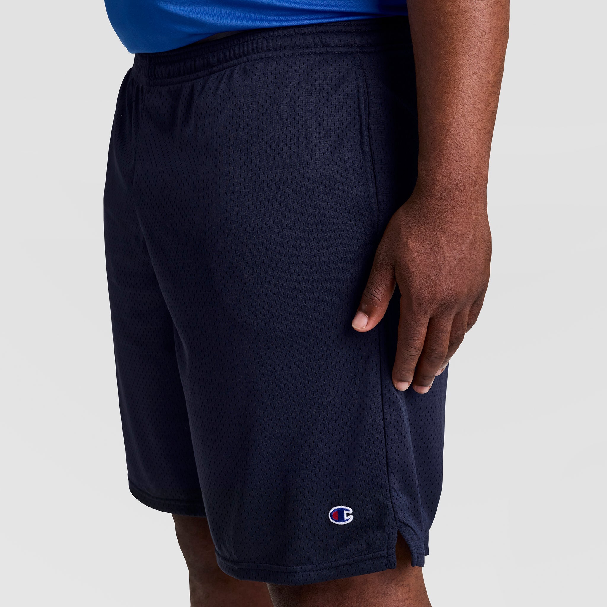 Champion Classic Mesh Gym Shorts - Big & Tall - Navy