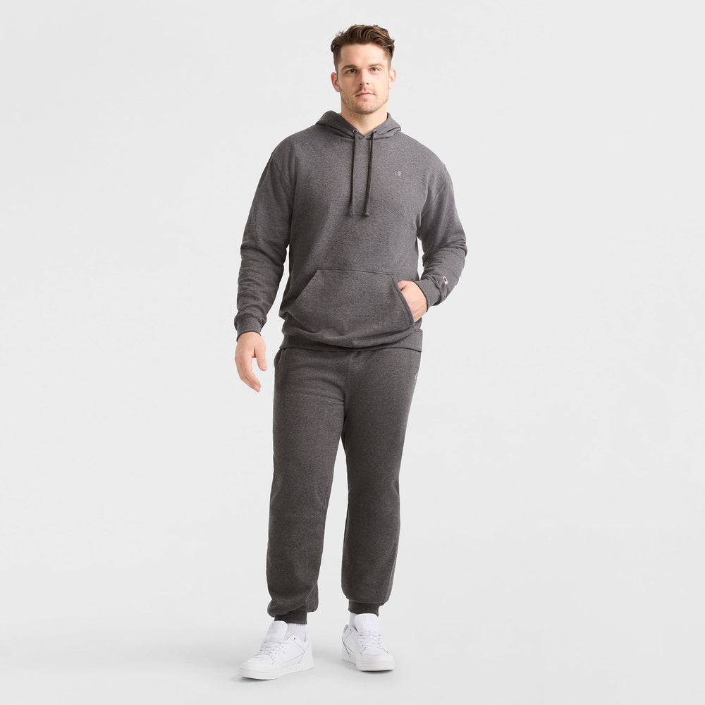 Champion Powerblend Hoodie - Big & Tall - Granite Heather