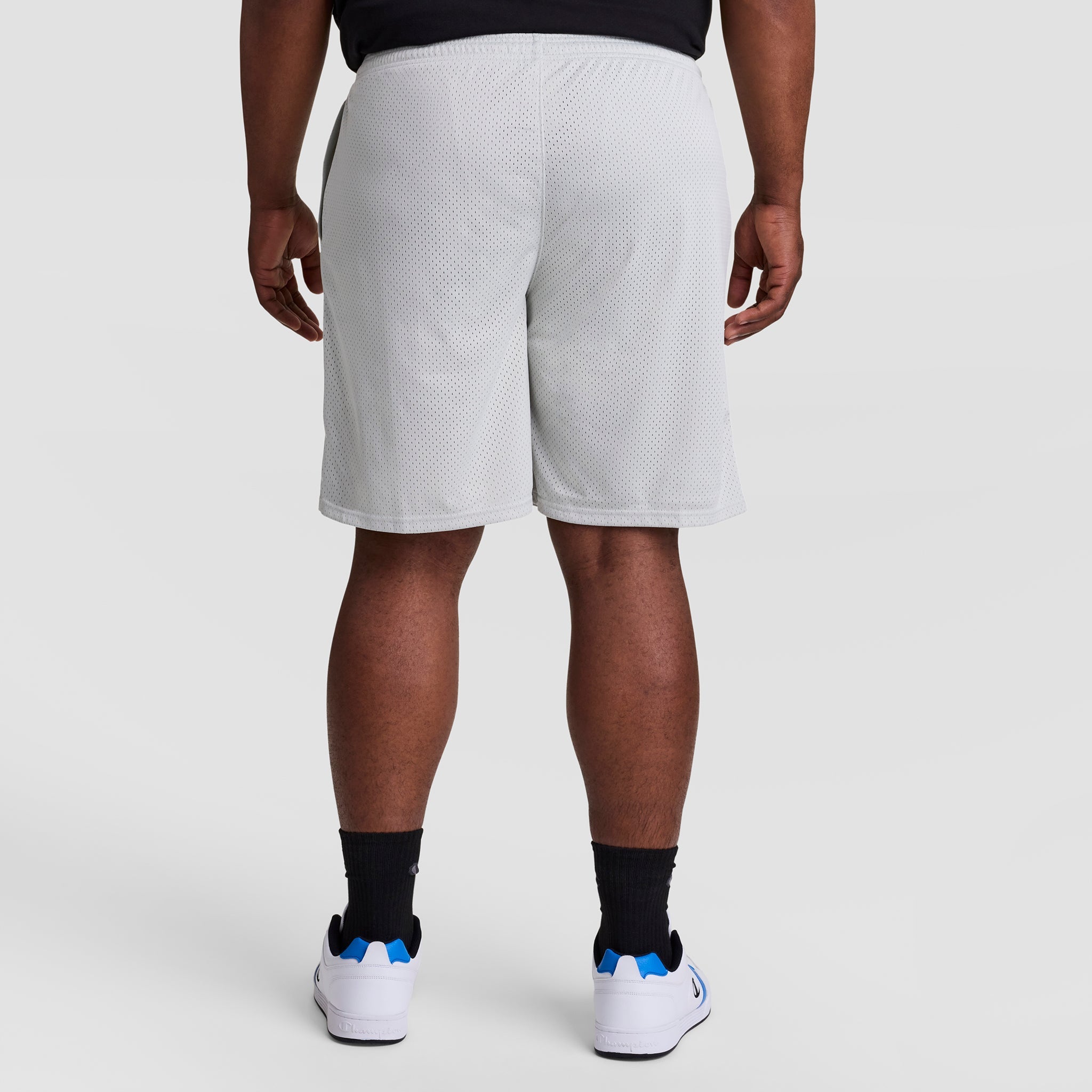 Champion Classic Mesh Gym Shorts - Big & Tall - Athletic Gray