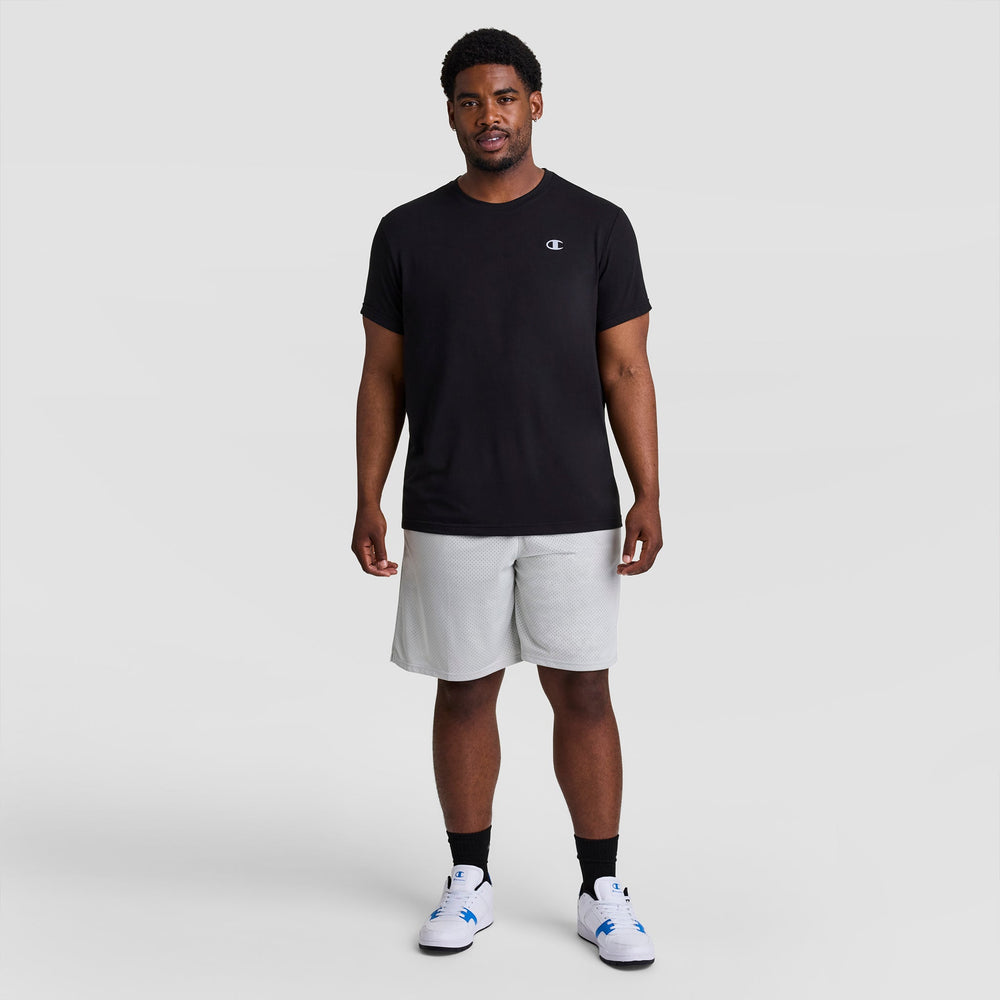 Champion Classic Mesh Gym Shorts - Big & Tall - Athletic Gray
