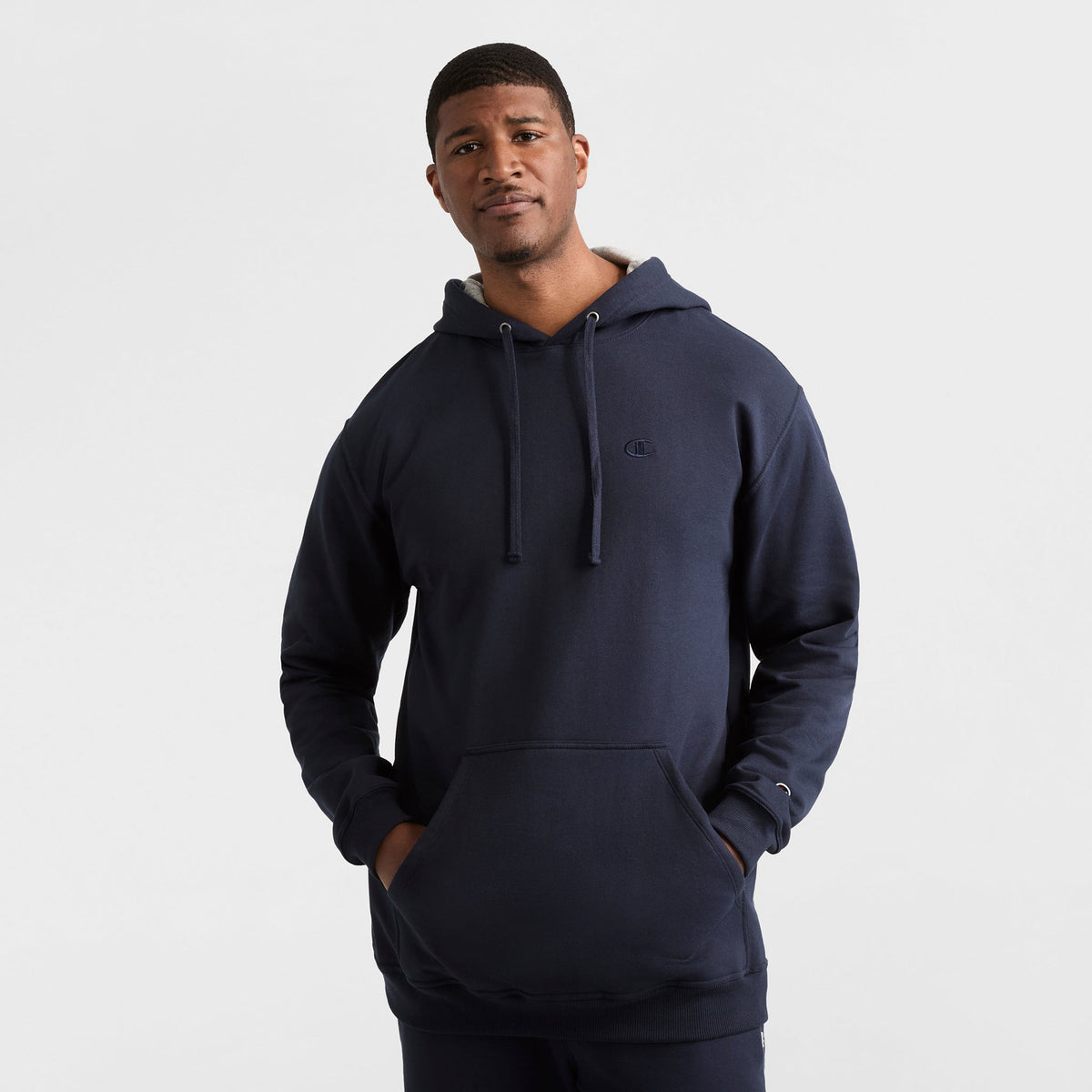 Champion Powerblend Hoodie - Big & Tall - Deep Navy