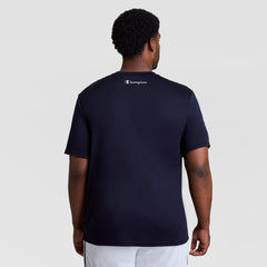 Champion Sport T-Shirt, Reflective C Logo - Big & Tall - Deep Navy