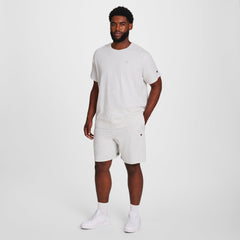 Champion 9" Lightweight Lounge Shorts, C Patch Logo - Big & Tall - Platinum Silver Heather