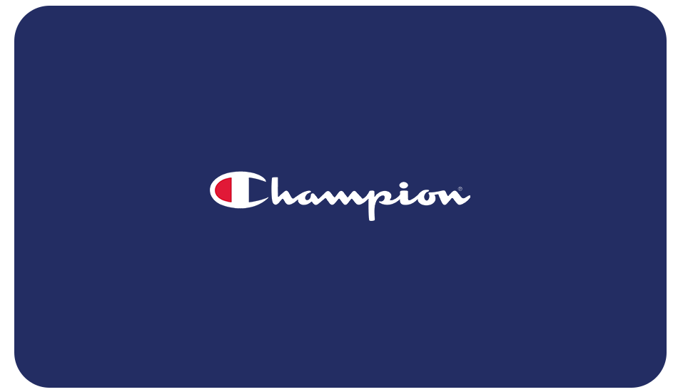 Champion Champion E-Gift Cards | Shop Gift Cards - Blue Logo
