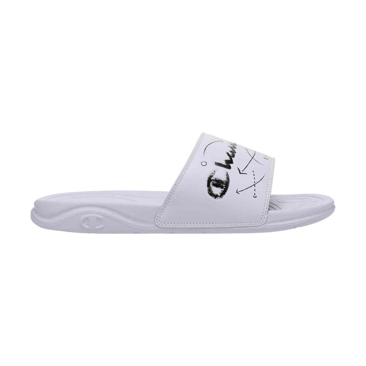 Champion Men's Mega SFB Slide - White\/Black