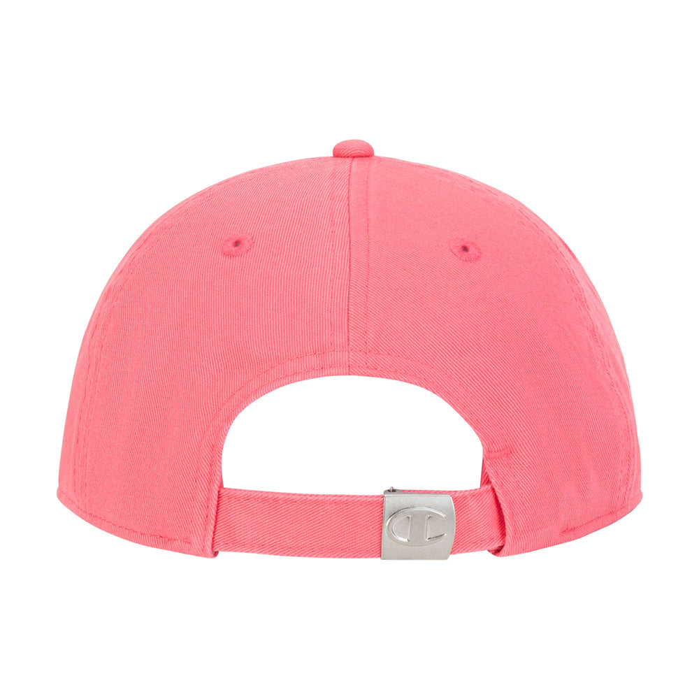 Champion Script Embroidery Adjustable Cap - Laid Back Coral