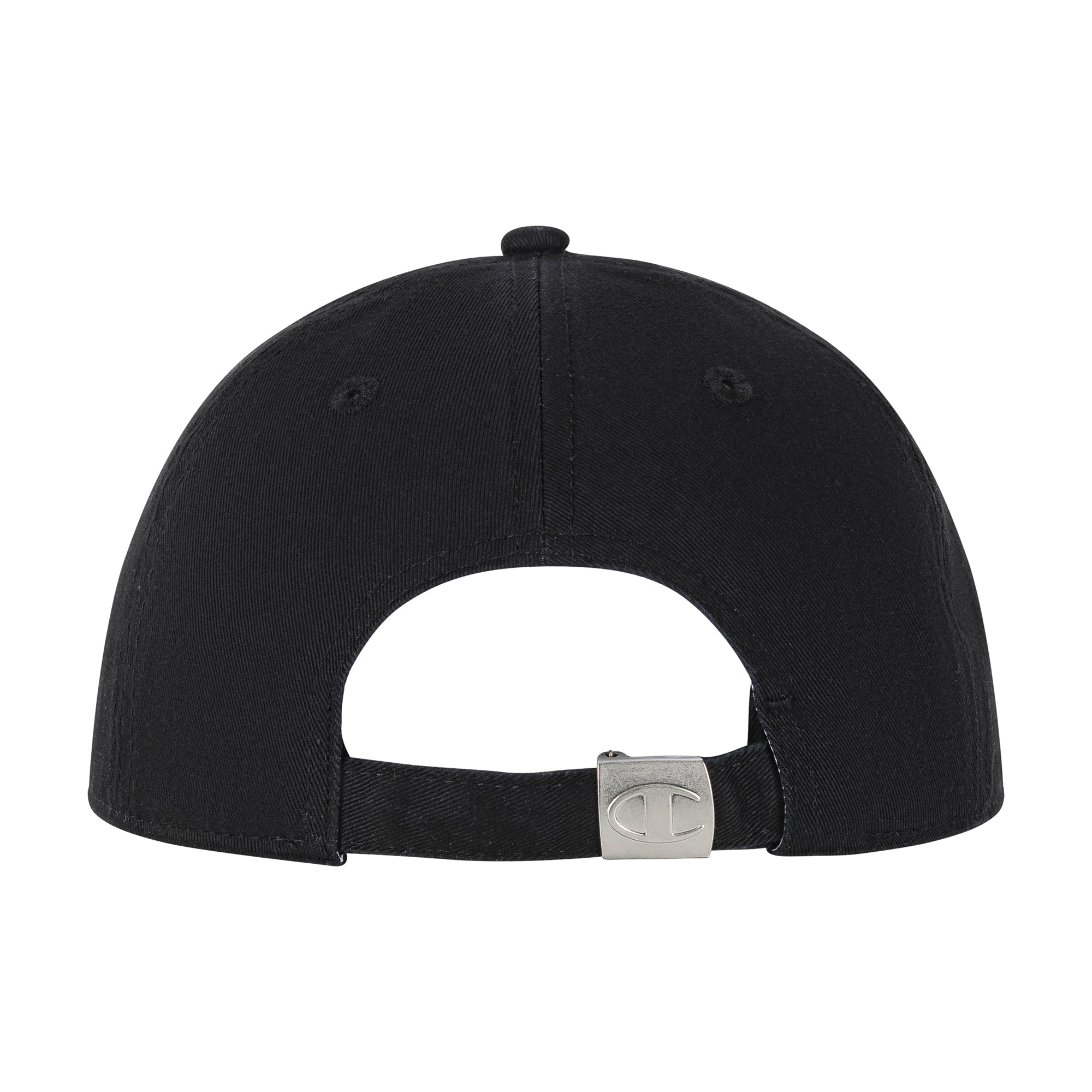 Champion Script Embroidery Adjustable Cap - Black