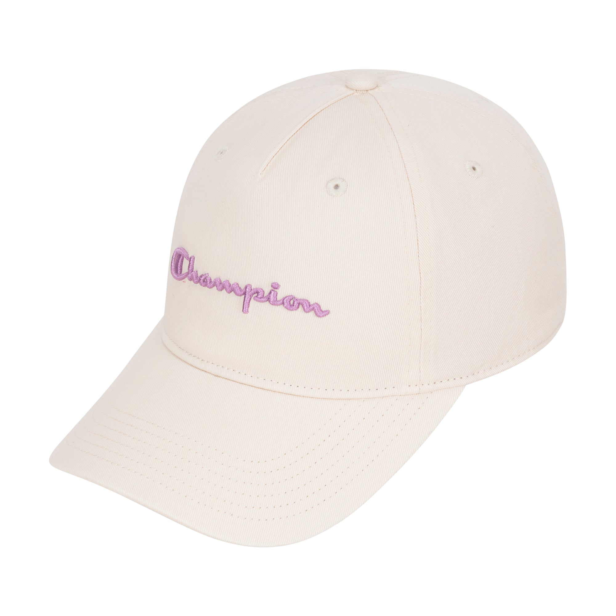 Champion Script Embroidery Adjustable Cap - Ivory Pink