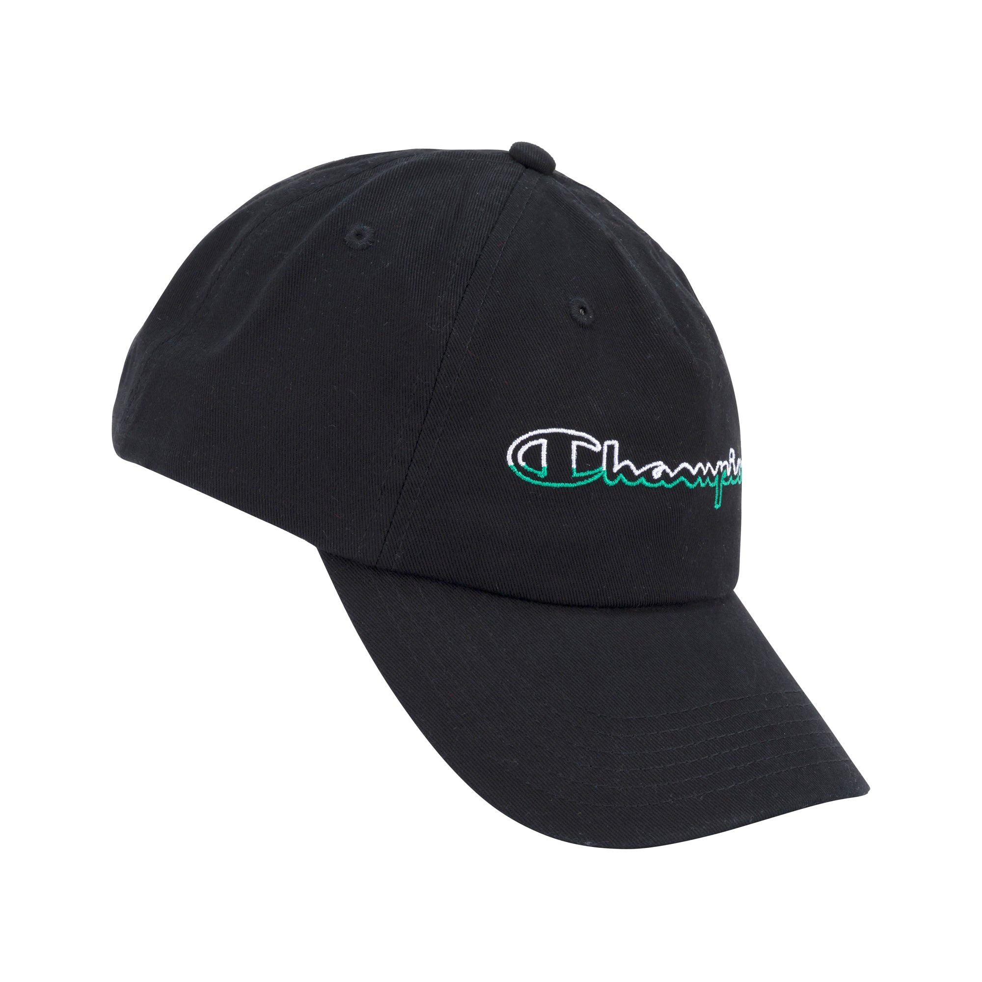 Champion Split Script Dad Adjustable Cap - Black