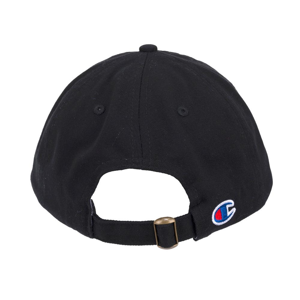 Champion Split Script Dad Adjustable Cap - Black