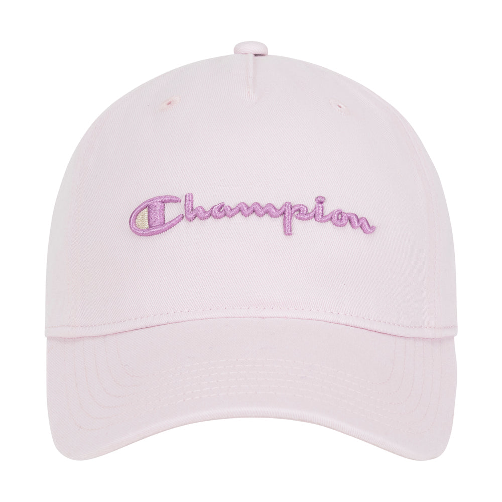 Champion Script Embroidery Adjustable Cap - Ballerina Pink