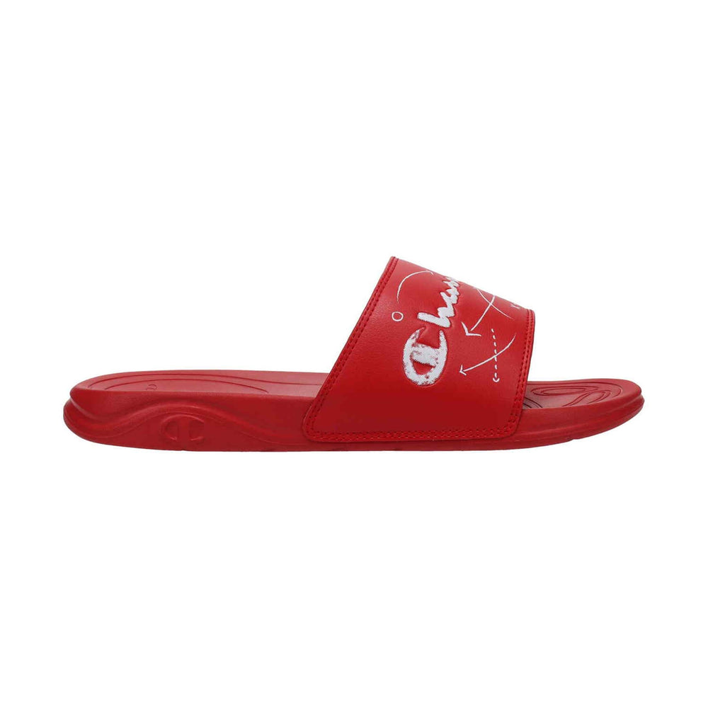 Champion Men's Mega SFB Slide - Scarlet\/White