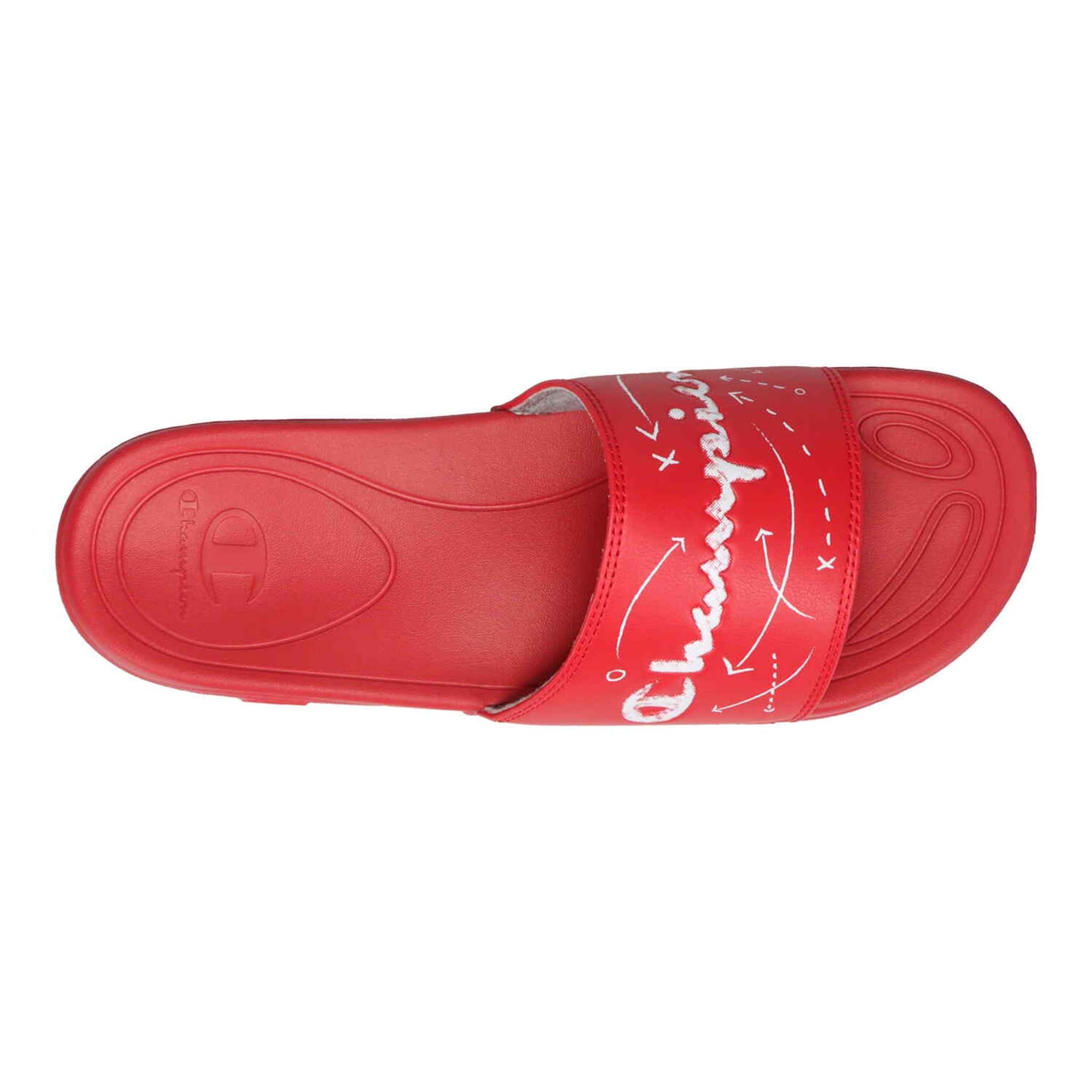 Champion Men's Mega SFB Slide - Scarlet\/White