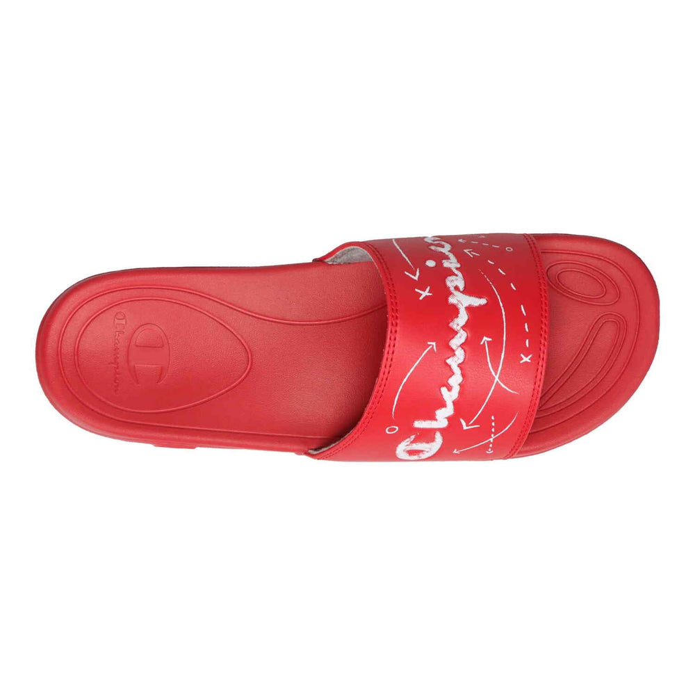 Champion Men's Mega SFB Slide - Scarlet\/White