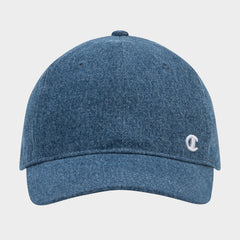 Champion Glen Denim Adjustable Baseball Cap - Medium Blue