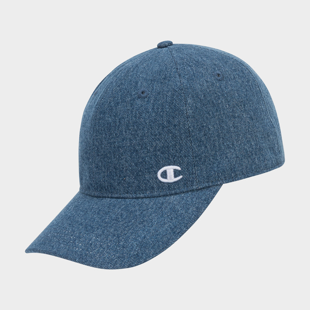 Champion Glen Denim Adjustable Baseball Cap - Medium Blue