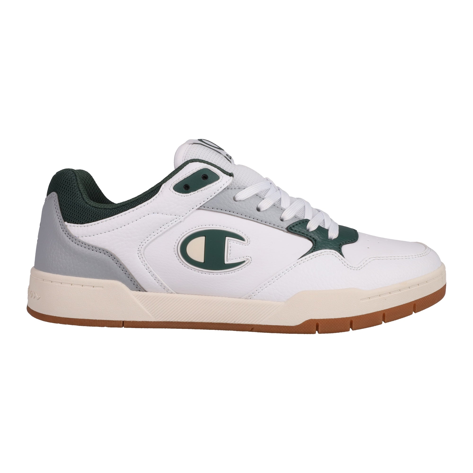 Champion Men's Arena Lo V2 - White\/Dark Green\/Highrise