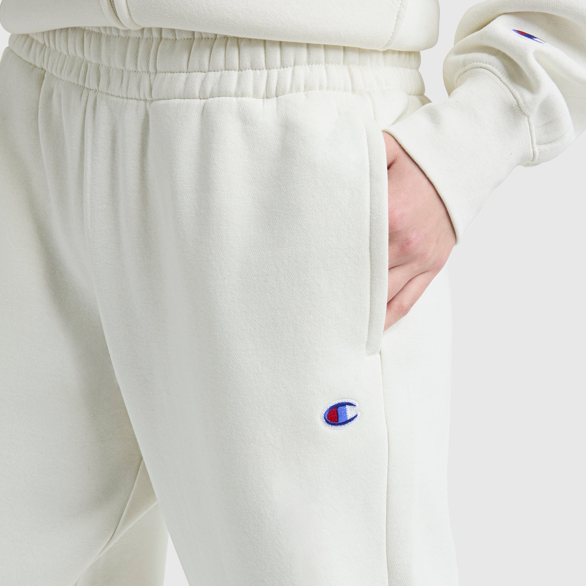 Champion Powerblend Oversized Sweatpants - Unbleached Cotton