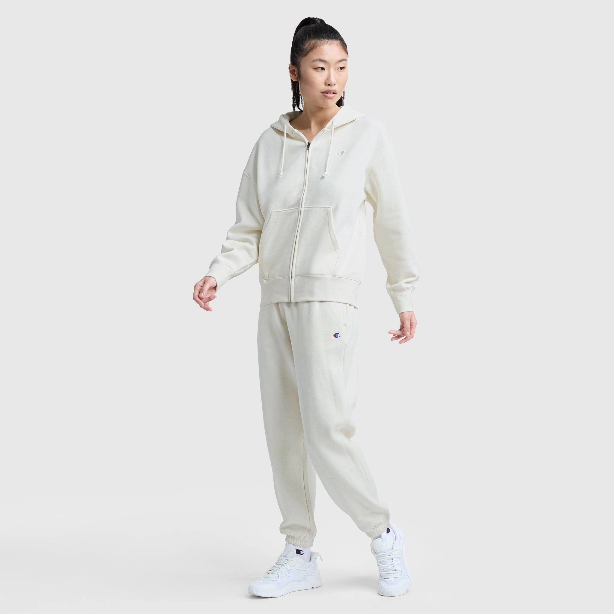 Champion Powerblend Oversized Sweatpants - Unbleached Cotton