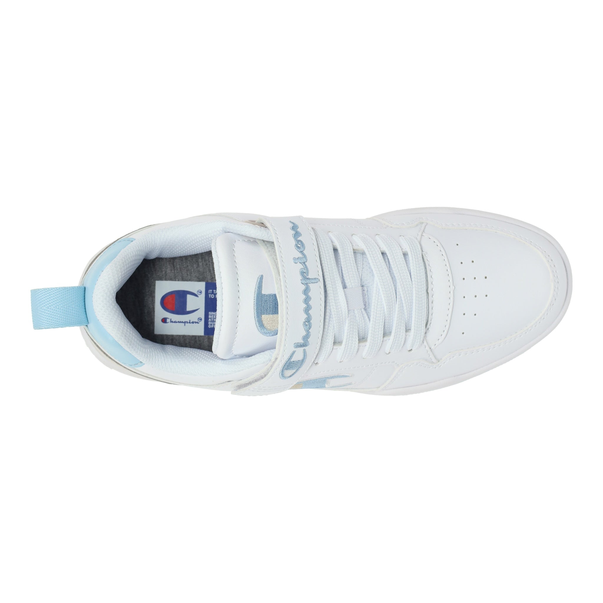 Champion Kids' Arena Power Low - White\/Sky Blue\/Beige