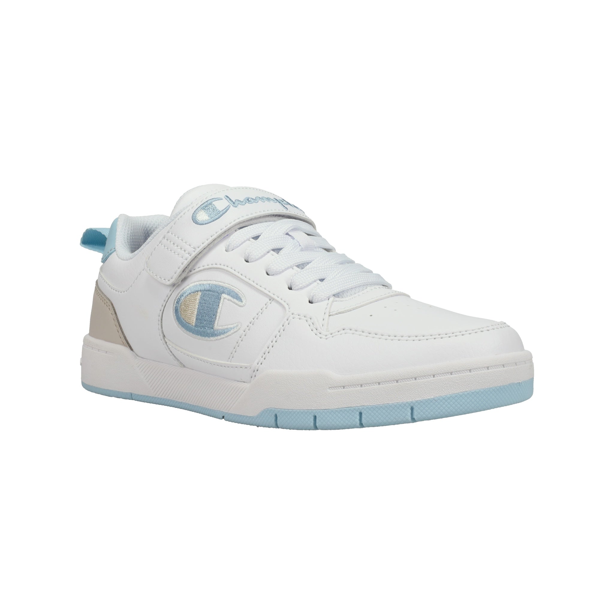 Champion Kids' Arena Power Low - White\/Sky Blue\/Beige