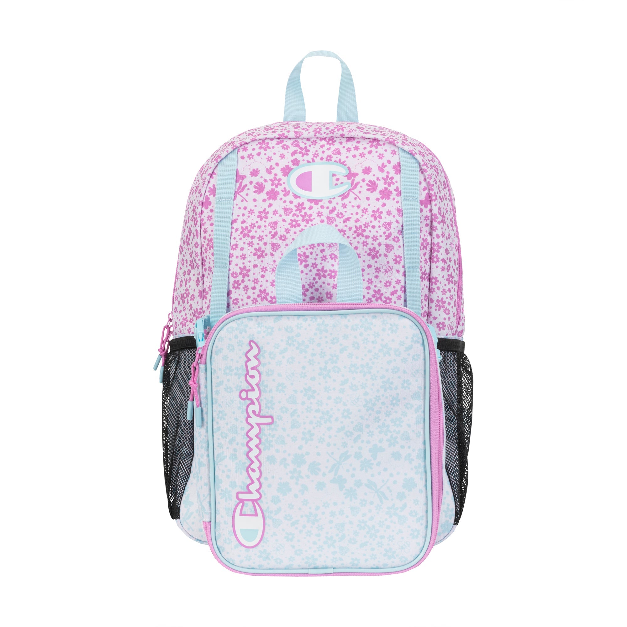 Champion Kids' Mode Lunch Kit & Backpack Combo - Pink\/Blue