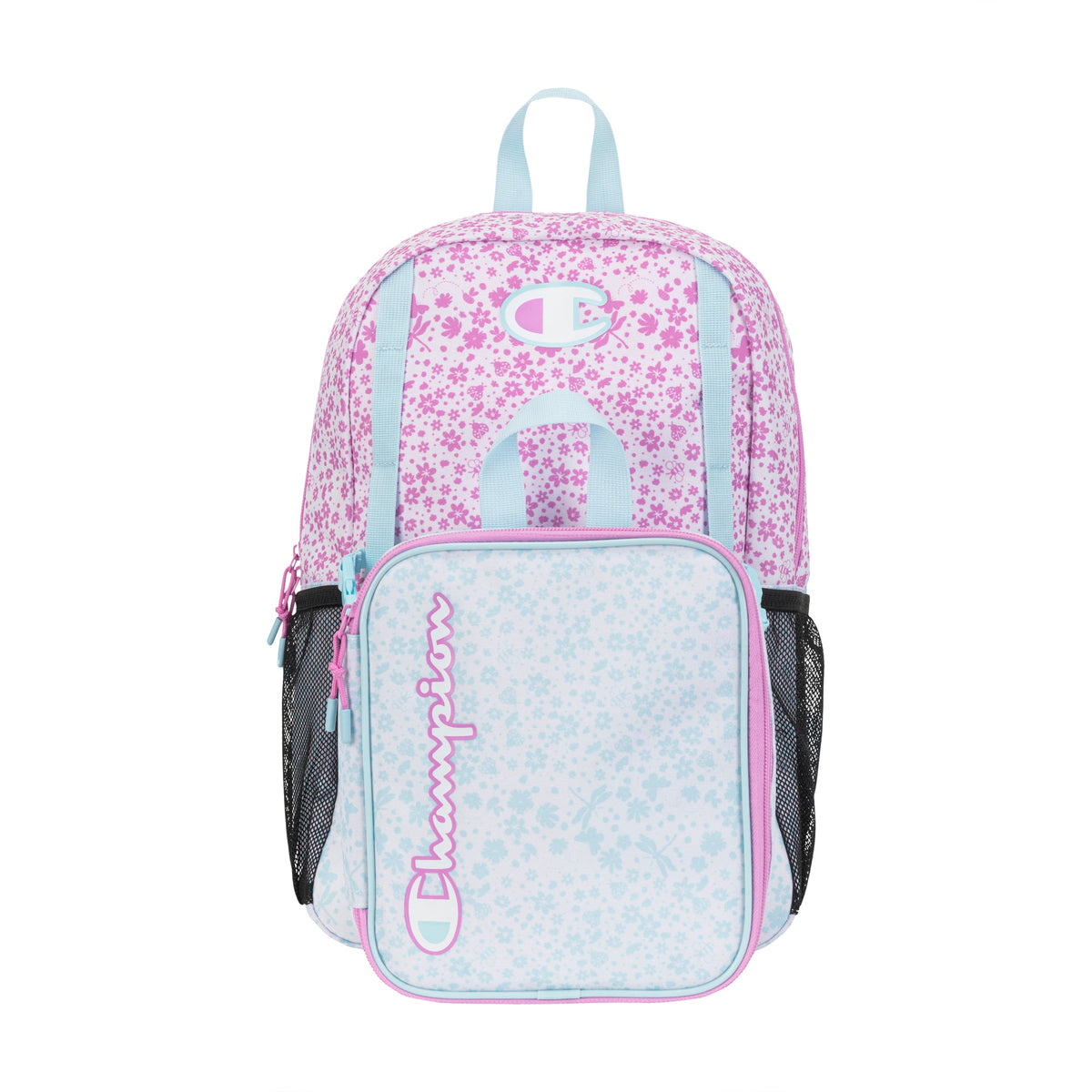 Champion Kids' Mode Lunch Kit & Backpack Combo - Pink\/Blue