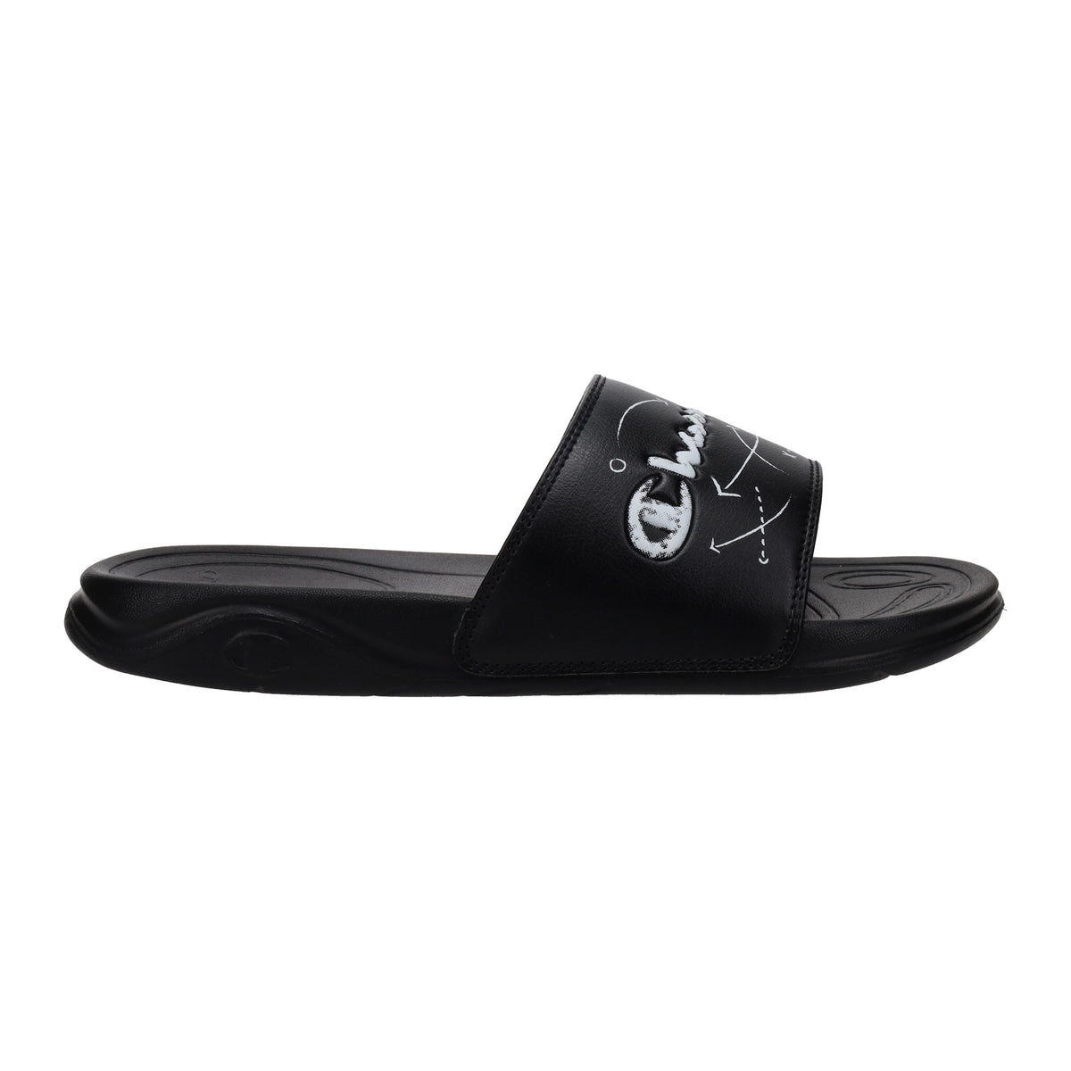 Champion Kids' Mega SFB Slide - Black\/White