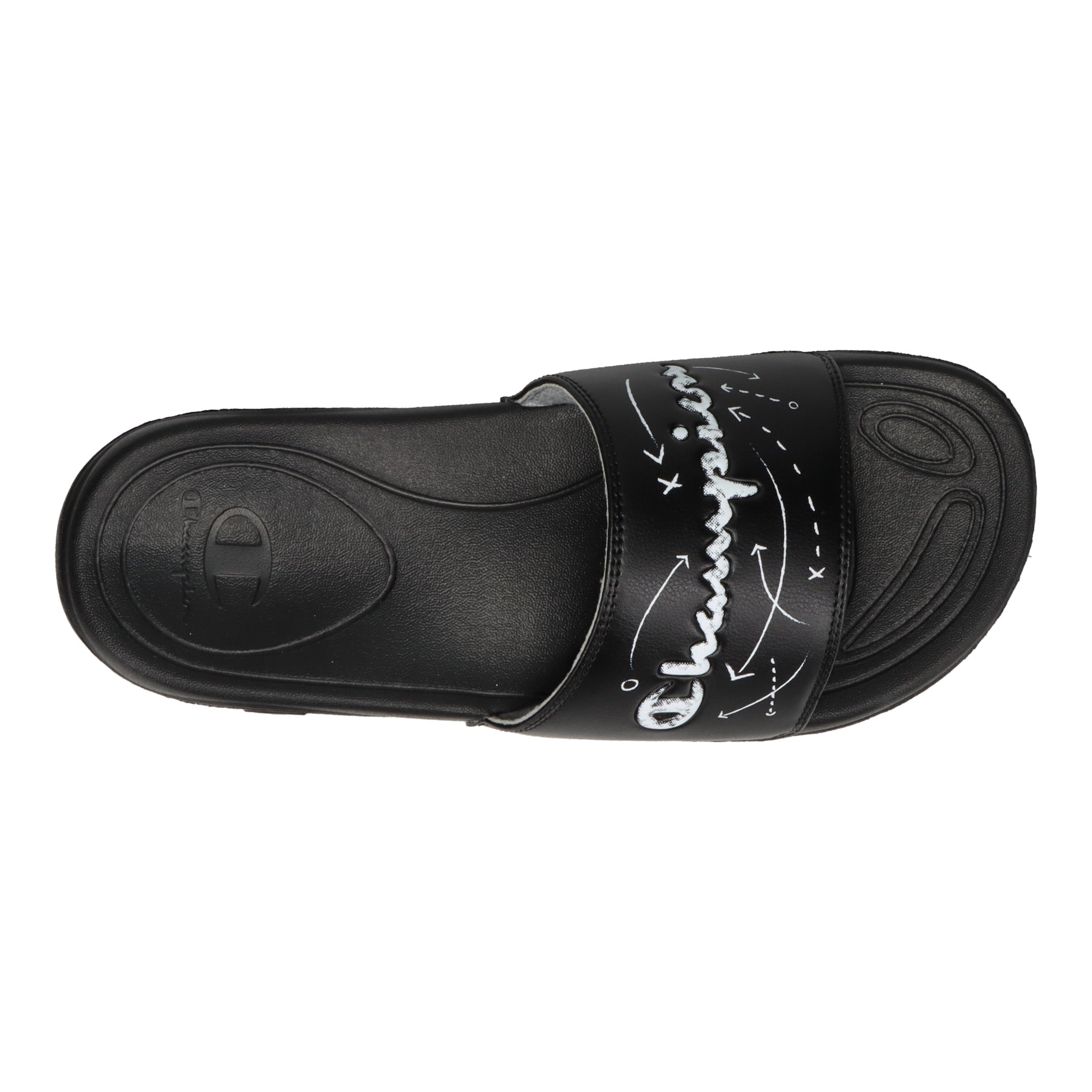 Champion Kids' Mega SFB Slide - Black\/White